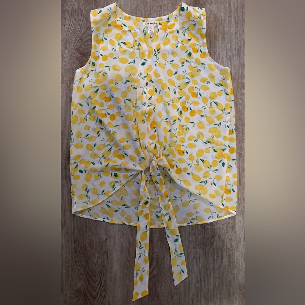 Faith and Joy Citrus Delight Top 🍋